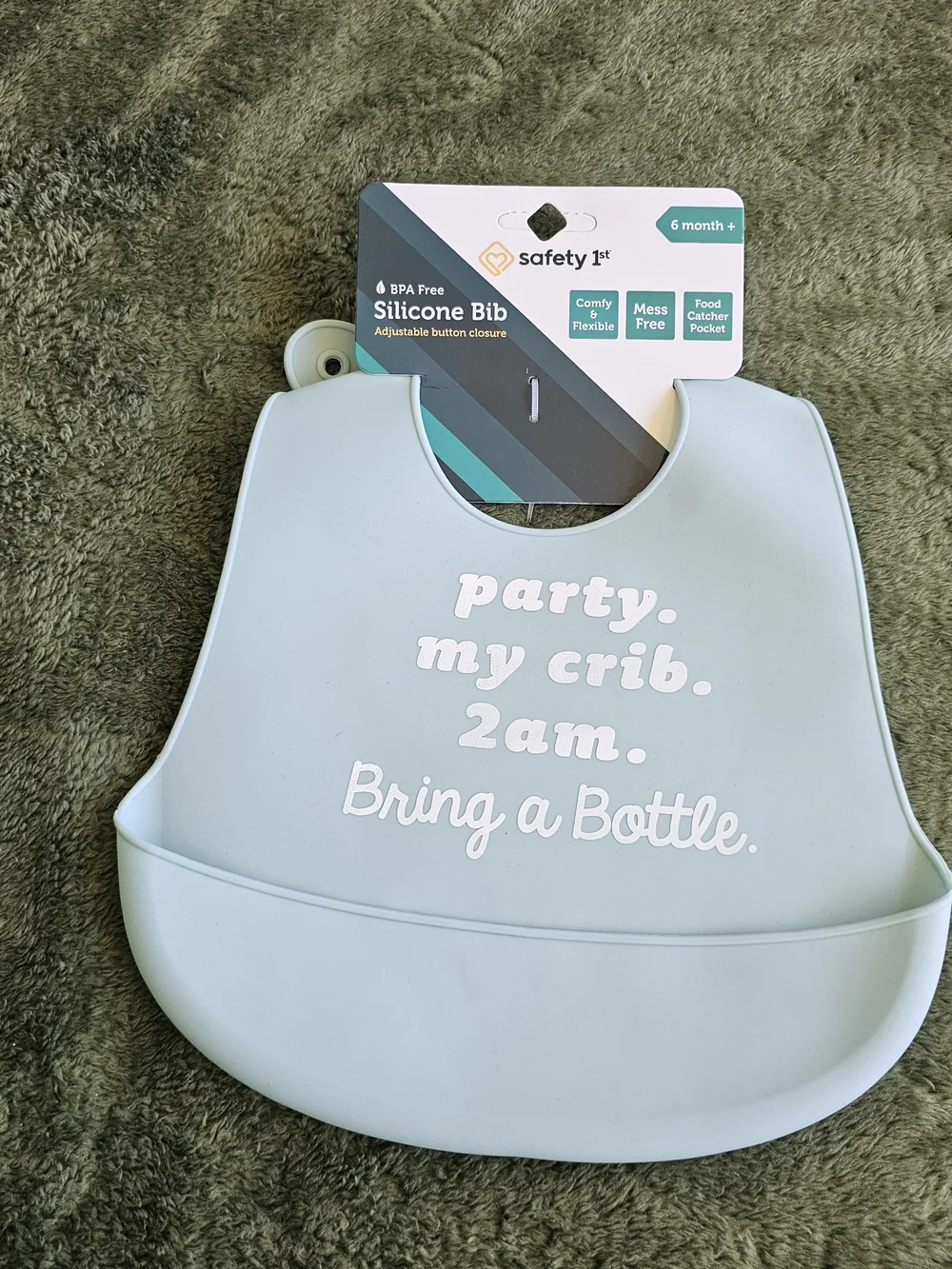 Baby Stuff Silcone Bib And Phoebus Baby Travel Changing Pad New And Like New